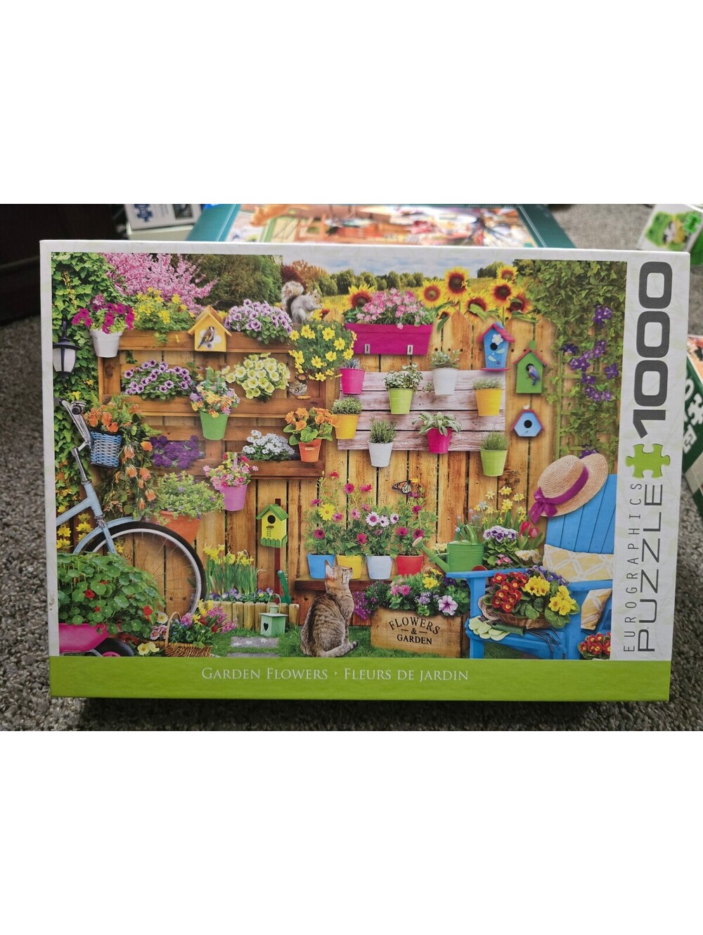 EuroGraphics Garden Flowers 1000 Piece Jigsaw Puzzle